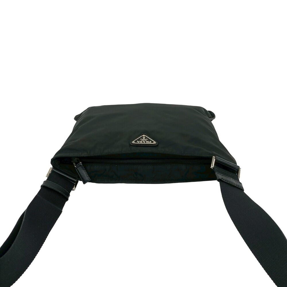 PRADA Black Leather Shoulder Bag - Picture 4 of 10